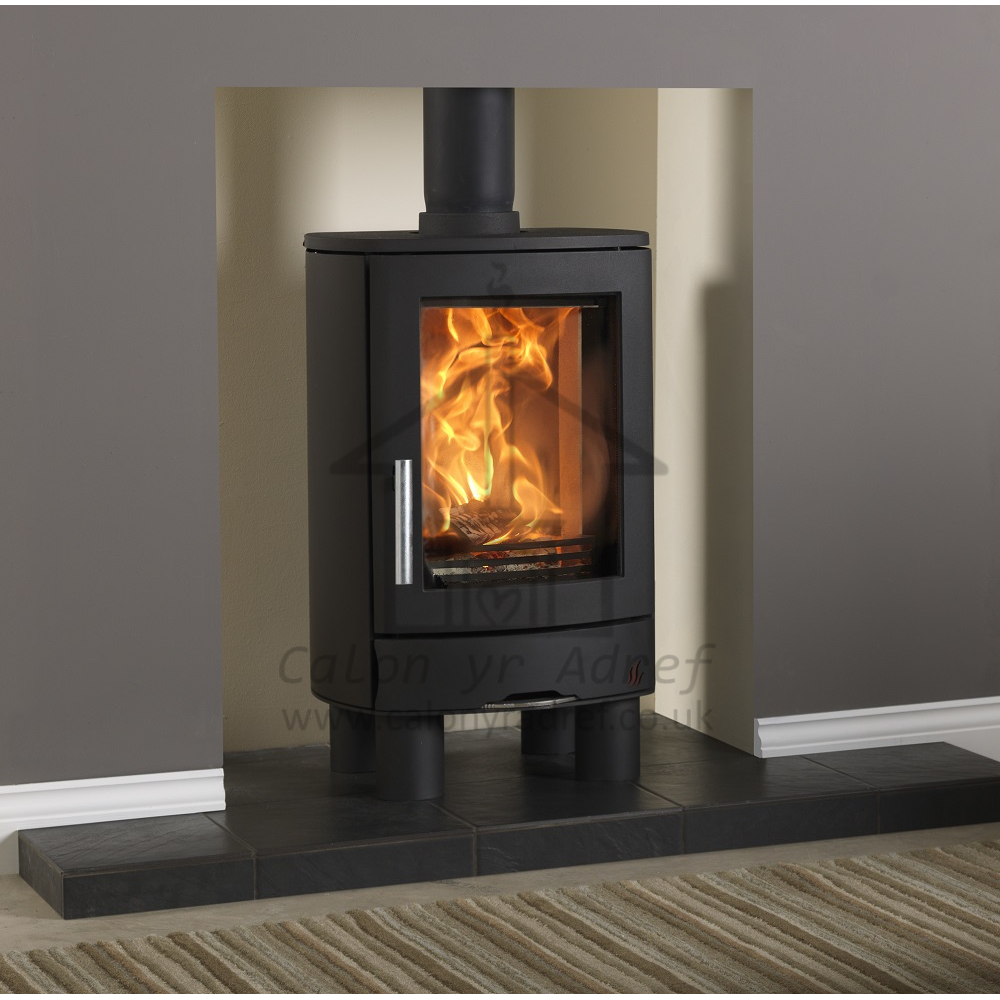 ACR NEO-1F Cylindrical Wood Stove on Short Legs