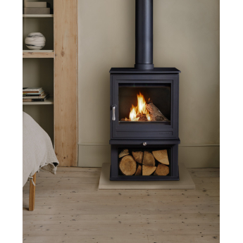 Chesneys Salisbury LS 5WS MK3 Wood Burning Stove on Log Store