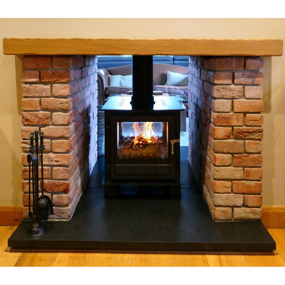 Clock Blithfield DS Double-Sided Multifuel Stove