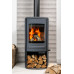 Clock Brocksford Cylindrical Wood Burning Stove