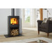 Dik Geurts Ivar 5 Store Freestanding Wood & Multifuel Stove with Log Store