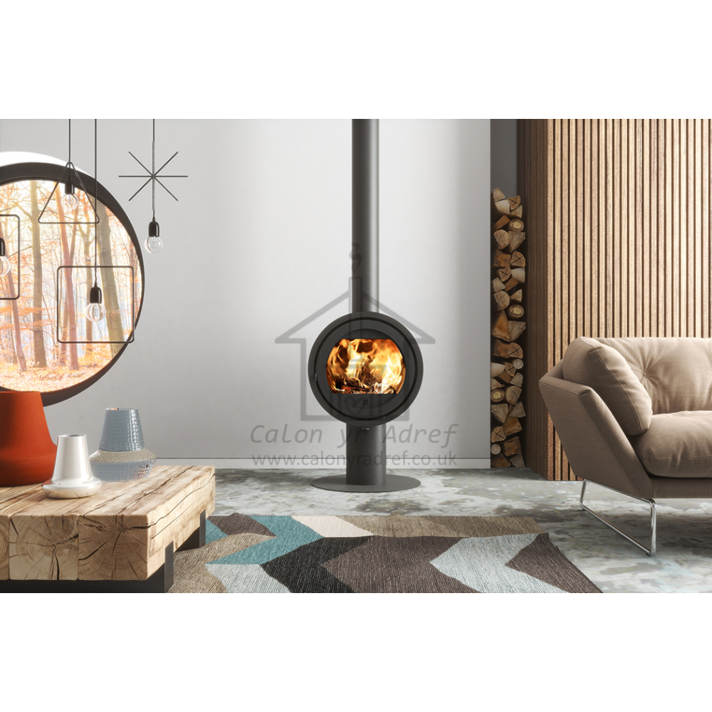 Dik Geurts Odin Front Base Mounted Wood Stove