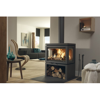 Dik Geurts Vidar Triple 3-Sided Free Standing Stove